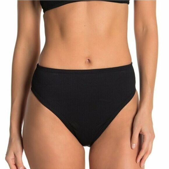 VYB Ribbed high waist bikini bottom - Picture 1 of 8